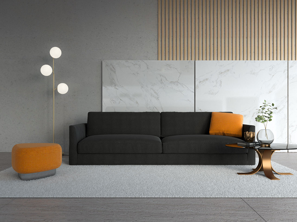 5 cách trang trí phòng khách với ghế sofa màu đen